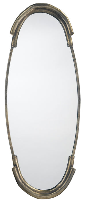 Margaux Mirror in Antique Silver