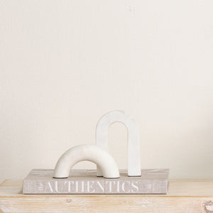 Ostrich Object - White Marble