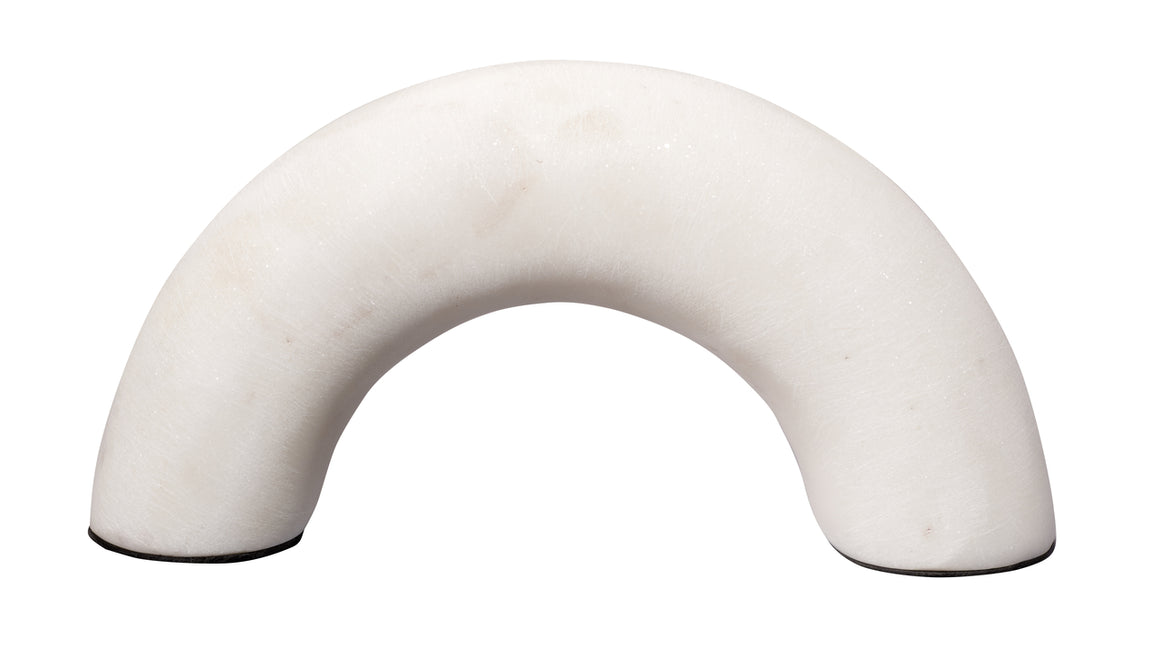 Ostrich Object - White Marble