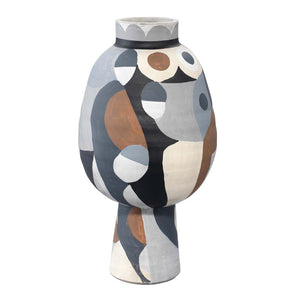 Hand Painted Contemporary Vase – Medium