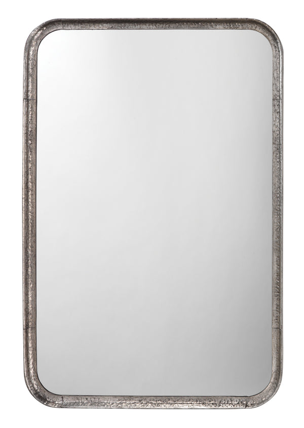 Principle Vanity Mirror in Silver Leaf Metal - Scenario Home