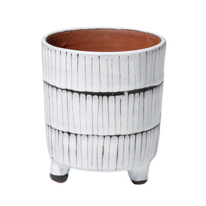 Two Tone Decorative Ceramic Vessels - Set of 3