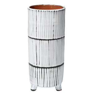 Two Tone Decorative Ceramic Vessels - Set of 3