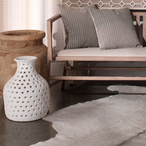Topanga Wooden Vase in Natural Wood