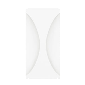 Pinto Matte White Lacquer Occasional Table