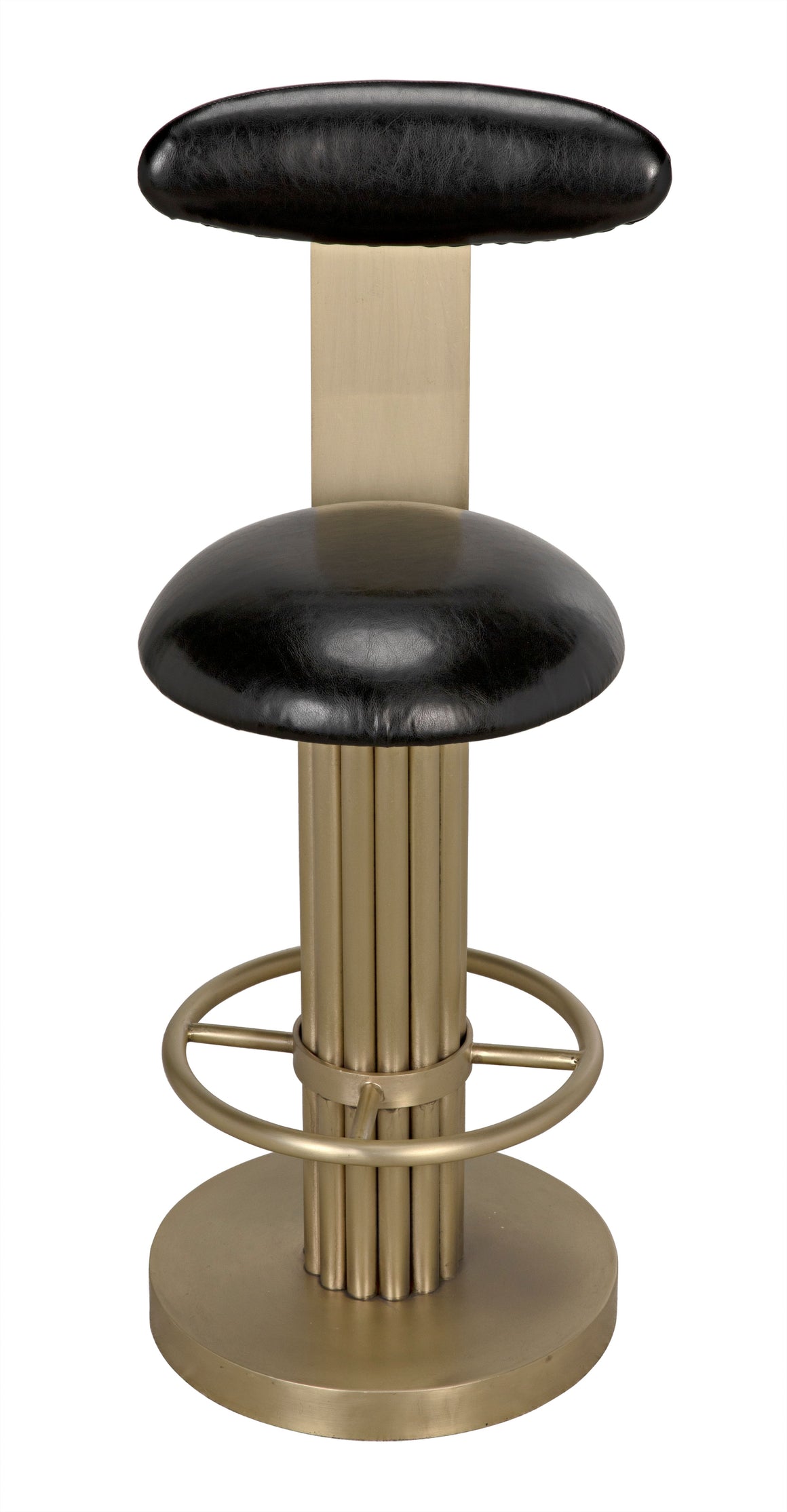 Sedes Counter Stool, Metal with Brass Finish