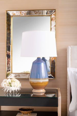 Lamp (Lamp Only) - Blue & Brown | Tupelo Collection | Villa & House