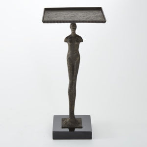 Modern Woman Side Table – Bronze