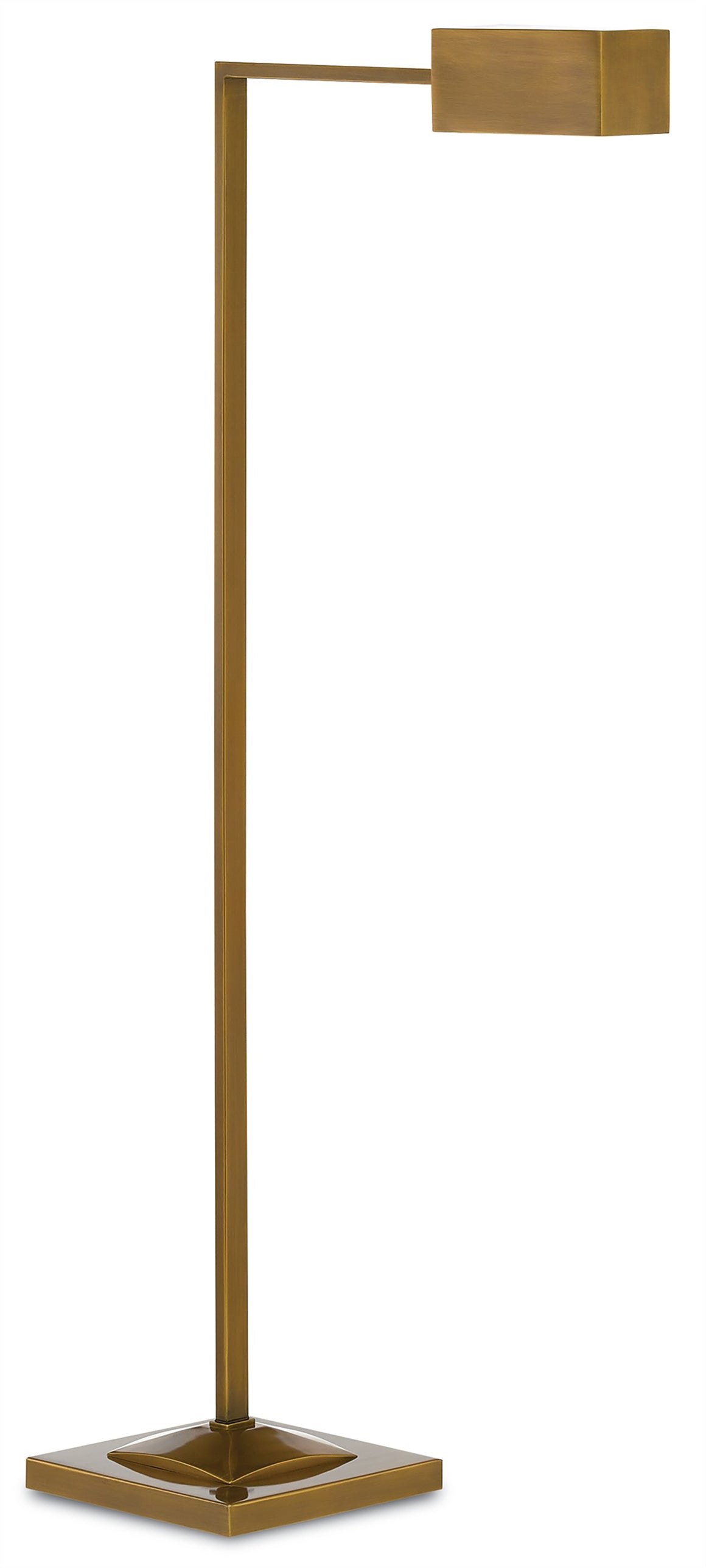 Currey and Company Ruxley Brass Floor Lamp