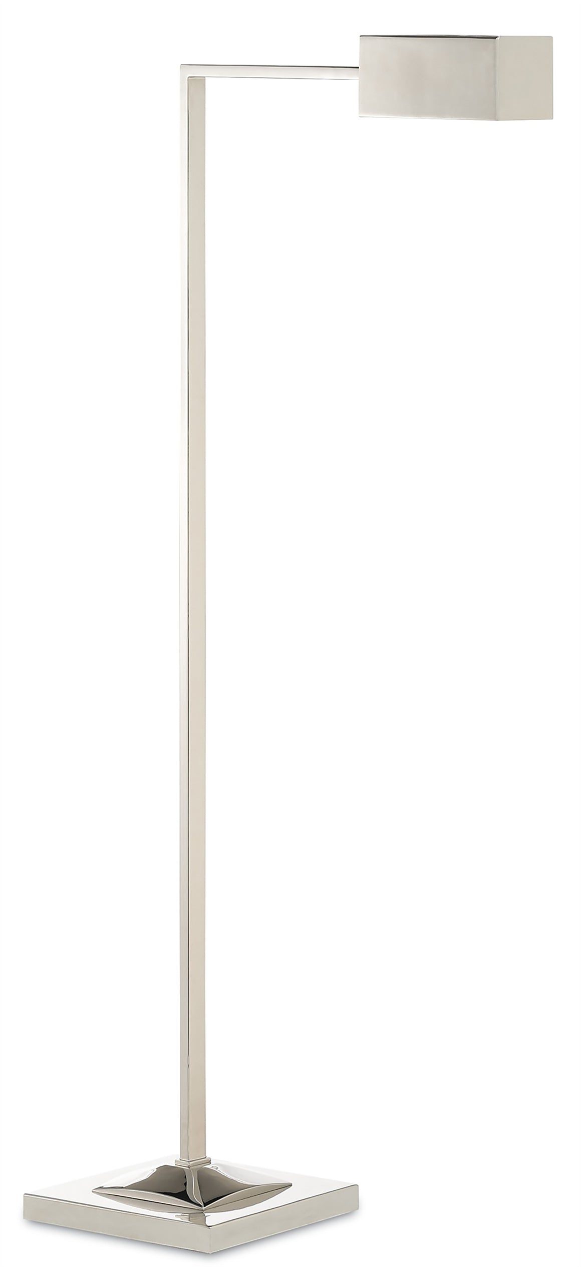 Currey and Company Ruxley Nickel Floor Lamp