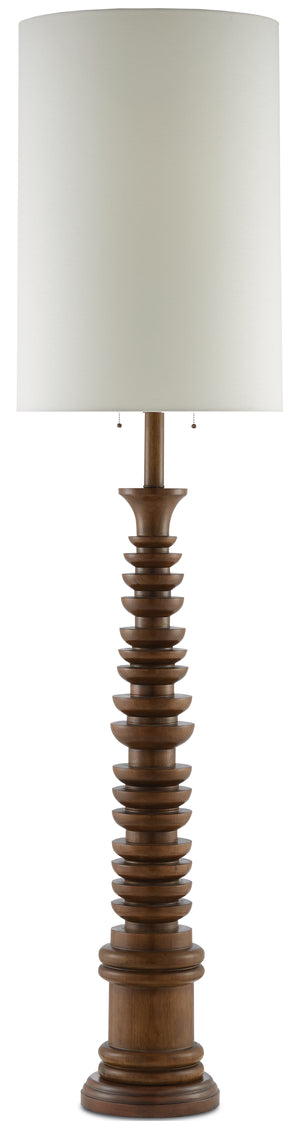 Currey and Company Malayan Floor Lamp