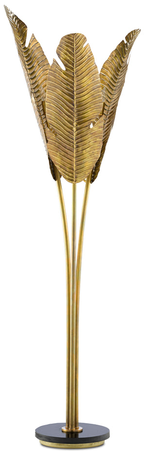 Currey and Company Tropical Floor Lamp