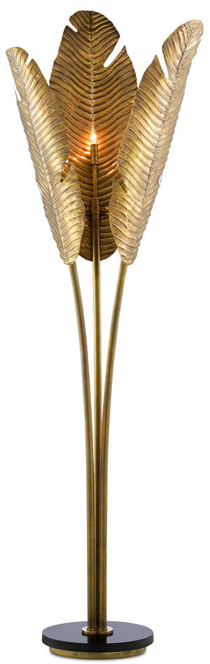 Currey and Company Tropical Floor Lamp