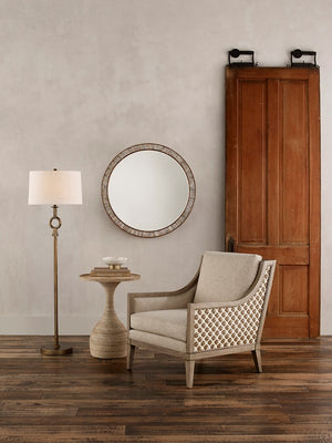 Currey and Company Germaine Floor Lamp - Antique Brass