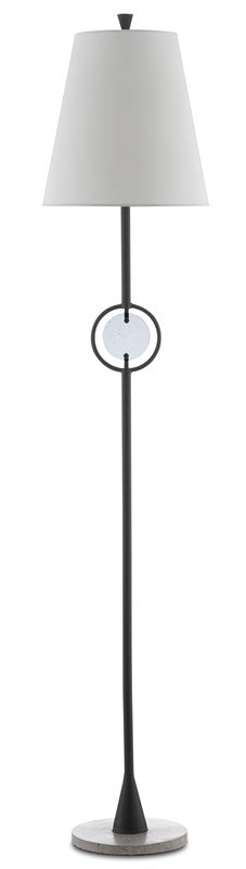 Currey and Company Privateer Polished Concrete Floor Lamp