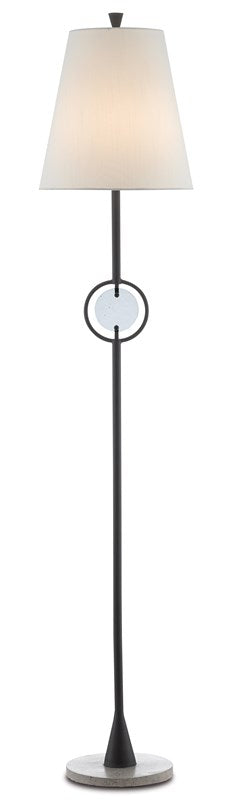 Currey and Company Privateer Polished Concrete Floor Lamp