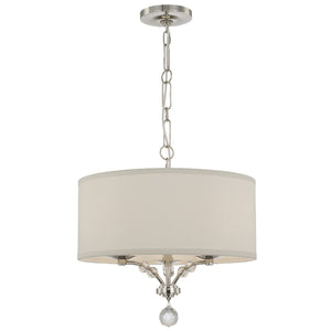 Mirage 3 Light Nickel Mini Chandelier