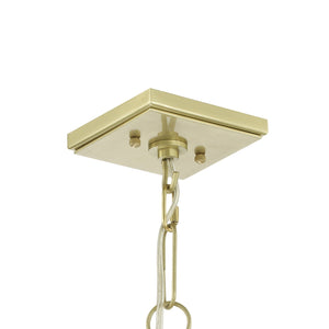 Paxton 4 Light Aged Brass Mini Chandelier