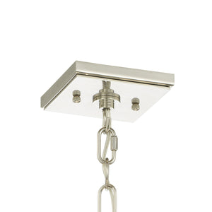 Paxton 4 Light Polished Nickel Mini Chandelier