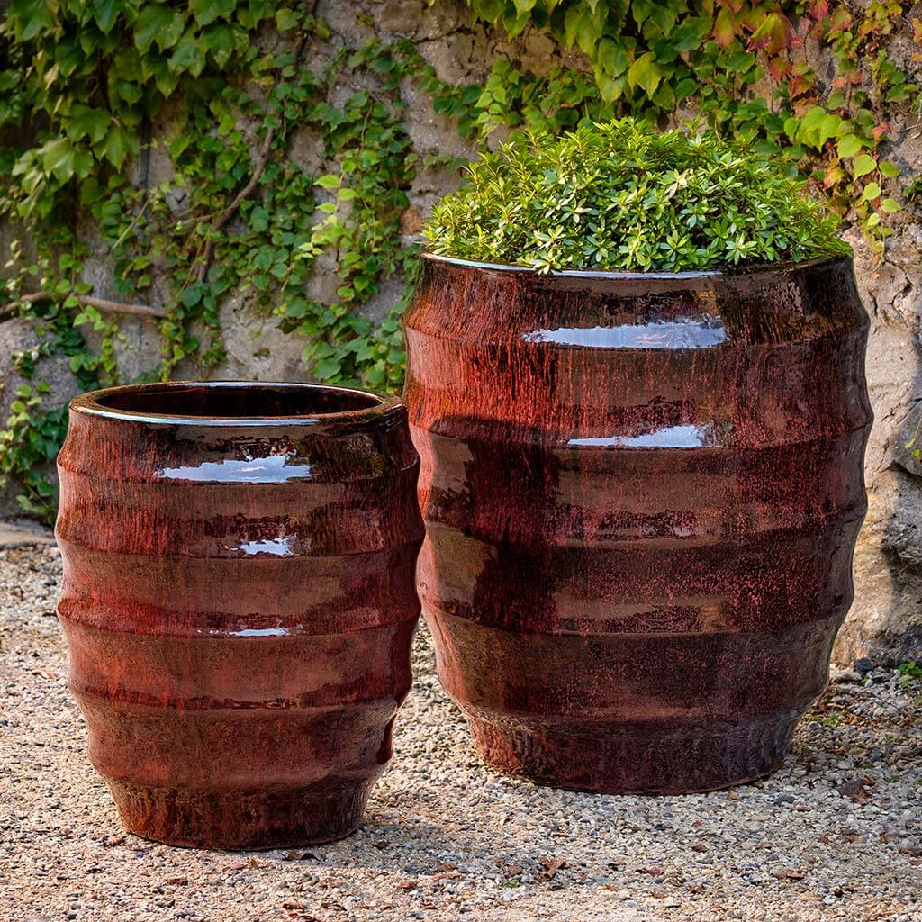 Bordeaux Terra Cotta Planters - Set of 2