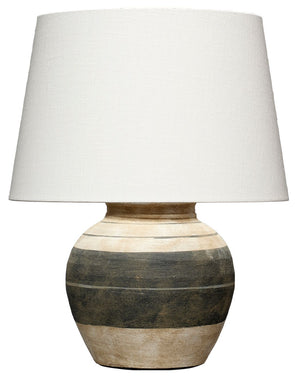 Bernard Table Lamp - Beige & Dark Grey