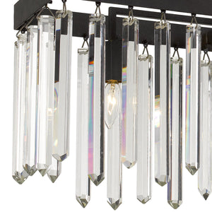 Hollis 6 Light Forged Bronze Chandelier
