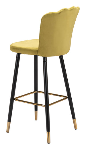 Zinclair Bar Chair Yellow