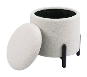 Calistoga Ottoman Ivory