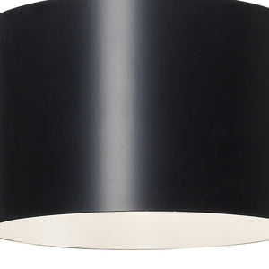 Brian Patrick Flynn for Crystorama Alston 1 Light Matte Black & White Mini Chandelier