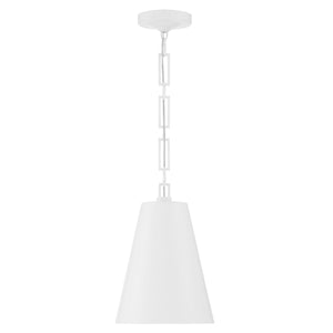 Brian Patrick Flynn for Crystorama Alston 2 Light Matte White & Antique Gold Chandelier