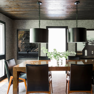 Brian Patrick Flynn for Crystorama Alston 6 Light Matte Black & White Chandelier