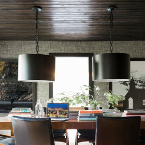 Brian Patrick Flynn for Crystorama Alston 6 Light Matte Black & White Chandelier