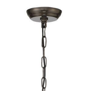 Bridgehampton 8 Light Crystal Antique Gold Chandelier