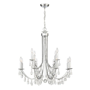 Bridgehampton 12 Light Antique Gold Chandelier