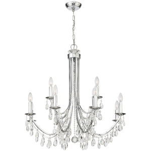Bridgehampton 12 Light Antique Gold Chandelier