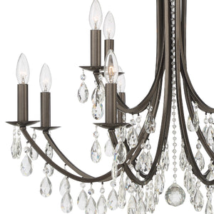 Bridgehampton 12 Light Antique Gold Chandelier