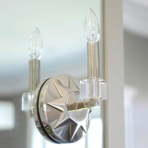 Carson 1 Light Polished Nickel Sconce