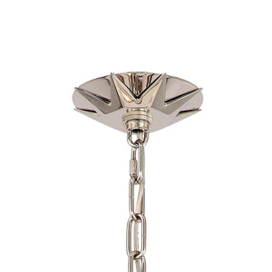 Carson 4 Light Polished Nickel Mini Chandelier