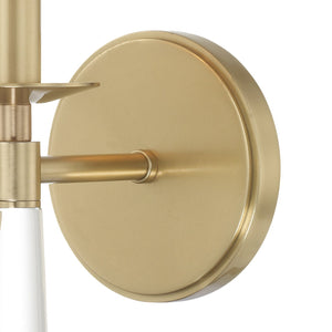 Baxter 1 Light Antique Gold Sconce