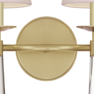 Baxter 2 Light Antique Gold Sconce