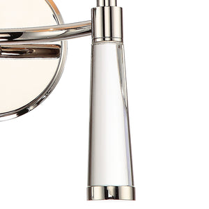 Baxter 2 Light Polished Nickel Bronze Sconce