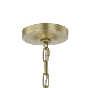 Baxter 4 Light Aged Brass Chandelier