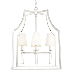Baxter 4 Light Polished Nickel Chandelier