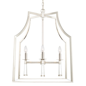 Baxter 4 Light Polished Nickel Chandelier
