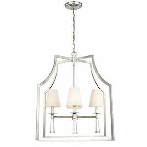 Baxter 4 Light Polished Nickel Chandelier