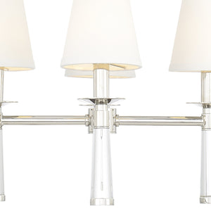 Baxter 4 Light Polished Nickel Chandelier