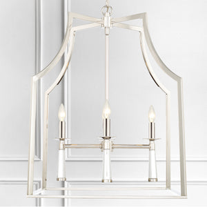 Baxter 4 Light Polished Nickel Chandelier