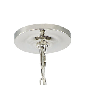 Baxter 8 Light Polished Nickel Chandelier