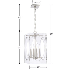 Drake 4 Light Polished Nickel