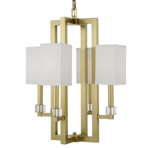 Dixon 4 Light Polished Nickel Chandelier